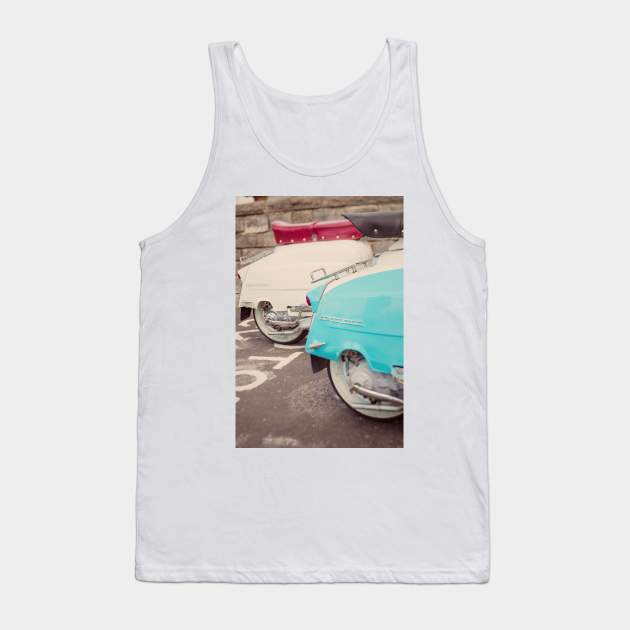 Scooter Boys #1 Tank Top by Debra Cox 